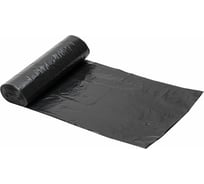 Мешки для мусора Vega 30 л, ПНД, 48х55 см, 5 мкм, 20 шт., черные, в рулоне 344023