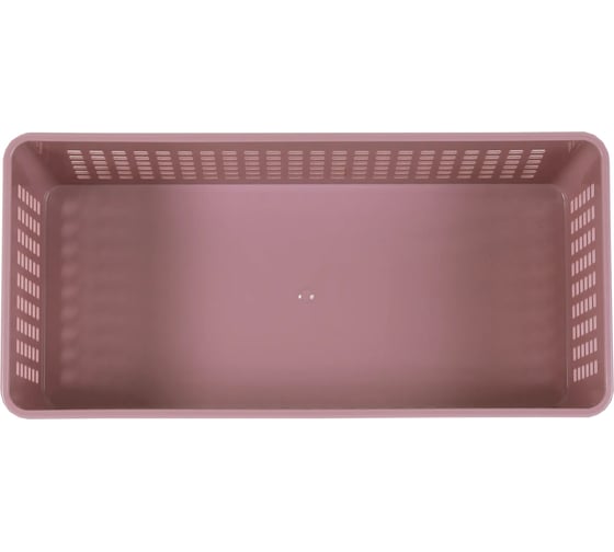 Лоток Полимербыт 270x130x90 мм розовый 2.4 л 434610600