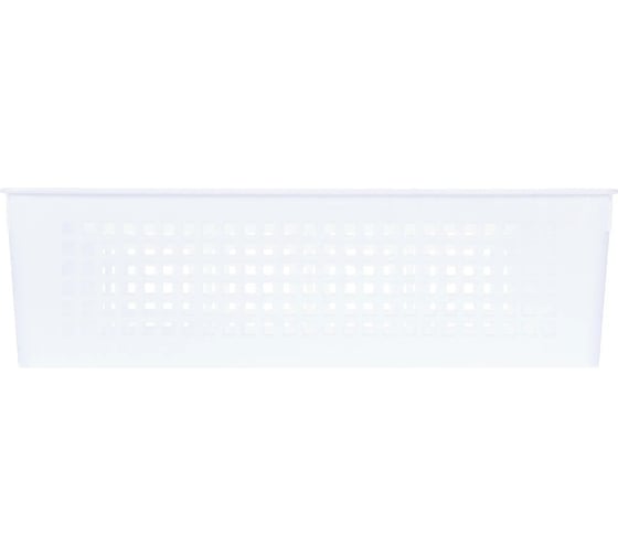 Лоток Полимербыт 310x310x90 мм белый с крышкой 7.3 л 434640100