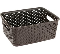 Корзинка Архимед MY STYLE 13 л 355x296x133 мм темно-коричневая 196888