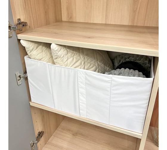 Короб для хранения Симфония без крышки складной, белый ДХ-009