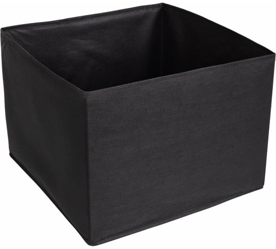 Короб для хранения Attache 40x40x30 см, черный, с молнией 1871090