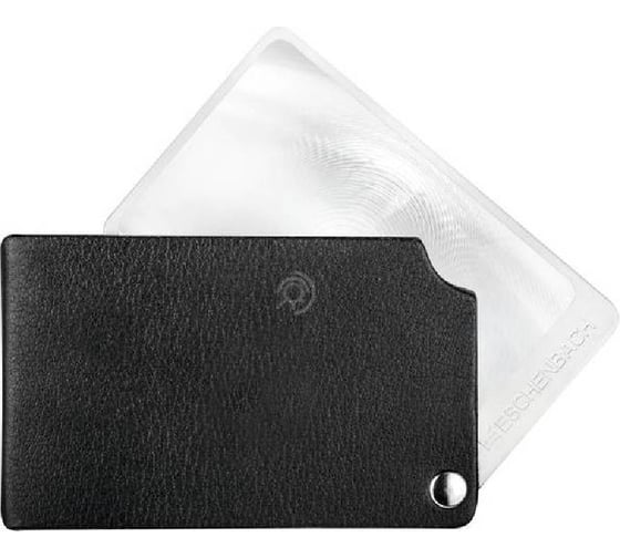 Складная лупа Eschenbach асферическая, дифракционная visoPOCKET, 74 х 48 мм, 2.5х 6.0 дптр, цвет черный, 172156
