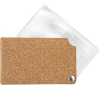 Складная лупа Eschenbach асферическая, дифракционная visoPOCKET, 74 х 48 мм, 2.5х 6.0 дптр, цвет коричневый, 172146