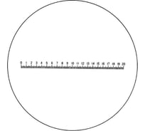 Сменное стекло для луп Eschenbach со шкалой измерения 115204