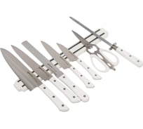  Набор ножей Samura Super Set 8 в 1 " HARAKIRI" 11,23,45,57,85,мусат,ножницы, держатель SHR-0280W/K