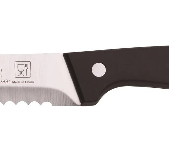 Нож для хлеба Bergner 20 см, нержавеющая сталь, пластик, Resa BG-4063