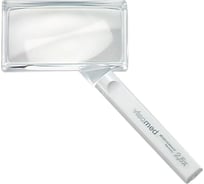 Ручная двояковыпуклая лупа Eschenbach 90 х50 мм, 2.0х4.0 дптр с доп плоско-выпуклой линзой 5.0х26129507