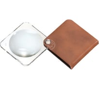 Складная двояковыпуклая лупа Eschenbach 60 мм, 3.5х10.0 дптр, бронзовый, форма квадрат 1752860