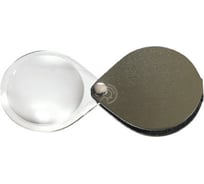 Складная двояковыпуклая лупа Eschenbach 60 мм, 3.5х10.0 дптр, зеленый, форма каплевидная 1740260