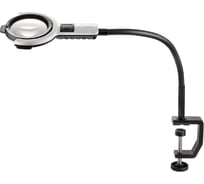 Настольная лупа на струбцине асферичная со светодиодами Eschenbach 76мм, 2.5х6.0дптр, высота 300мм 2781