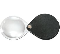 Складная двояковыпуклая лупа Eschenbach 30 мм, 6.0х24.0 дптр, черный, форма каплевидная 1740530