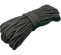 Шнур плетеный полипропиленовый ООО Оптхозторг 6 мм 30 м цвет черный, моток 0586303 32742624