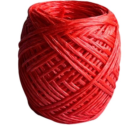 Шпагат полипропиленовый ООО Оптхозторг 500 метров 800 текс 40 кгс красный 0115005