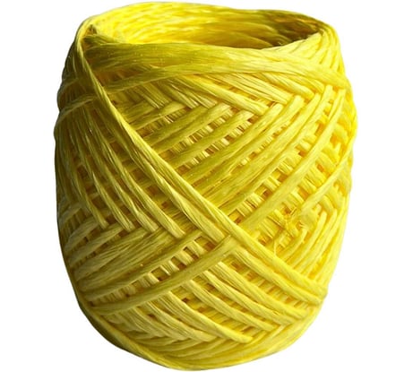 Шпагат полипропиленовый ООО Оптхозторг 500 метров 800 текс 40 кгс желтый 0115006