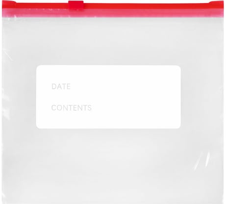 Пакеты для заморозки продуктов, 1 л, Комплект 30 шт., с замком-застежкой (слайдер), LAIMA 608908