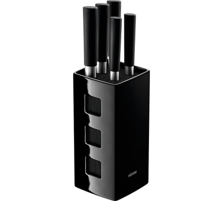 Набор NADOBA KEIKO из 5 кухонных ножей с универсальным керамическим блоком, 722920