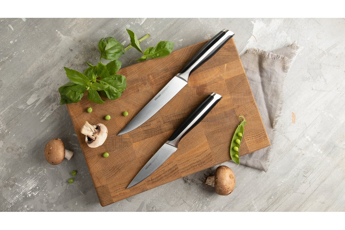 Набор из 5 кухонных ножей, ножниц и ножеточки NADOBA RUT 722716 .