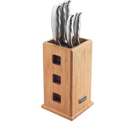 Набор NADOBA MARTA из 5 кухонных ножей с универсальным блоком, 722816