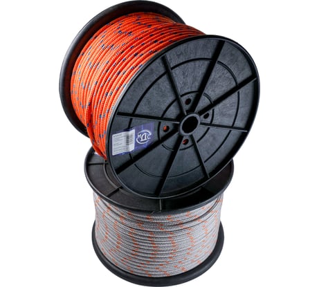 Пропиленовый канат ТОРГОВО-ПРОИЗВОДСТВЕННАЯ КОМПАНИЯ МДС, плетеный, 10 мм, 24 пр, с сердечником, 100 м 7930050320403