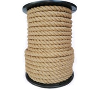 Джутовый канат ТПК МДС, крученый, 20 мм, 50 м 7930050321240