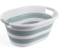 Корзина для белья MAGIC зеленая 25л 54.5x39x24см складная HOBBY LIFE HL081065G