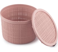 Контейнер CURVER JUTE розовый 2 л круглый 01903-204-01