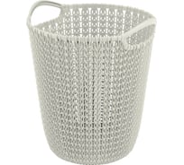 Корзина для бумаг CURVER KNIT белый 03678-X64-00
