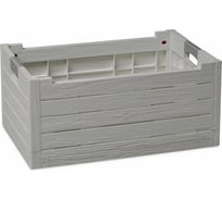 Пластиковый складной ящик TOOMAX Florida 50 л, светло-серый Z382M057