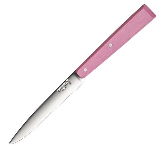 Столовый нож Opinel №125, нержавеющая сталь, розовый, 001590