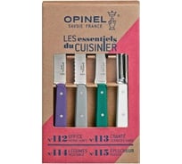 Набор ножей Opinel Les Essentiels Art deco, нержавеющая сталь, 4 шт./уп., 001939