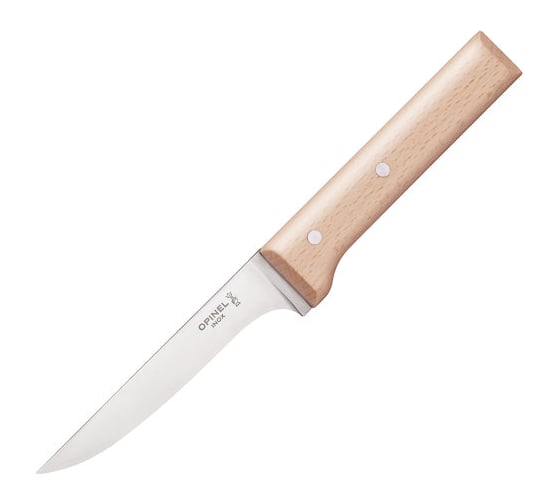 Разделочный нож для мяса и курицы Opinel № 122, деревянная рукоять, нержавеющая сталь, 001822