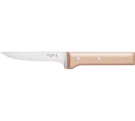 Разделочный нож для мяса и курицы Opinel № 122, деревянная рукоять, нержавеющая сталь, 001822