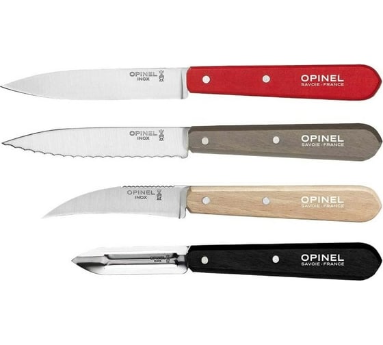 Набор ножей Opinel Les Essentiels Loft, нержавеющая сталь, 4 шт./уп., 001626 1