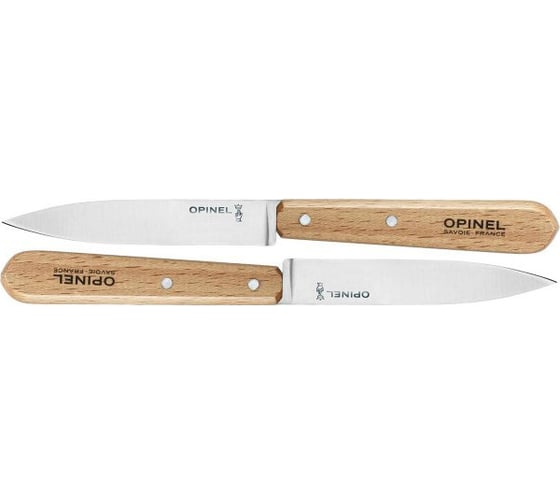 Набор ножей Opinel N112, нержавеющая сталь, для очистки овощей. 001223