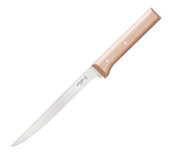 Филейный нож Opinel №121, деревянная рукоять, нержавеющая сталь, 001821