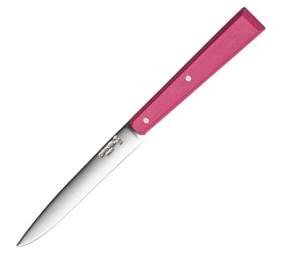 Столовый нож Opinel №125, нержавеющая сталь, фуксия, 001584