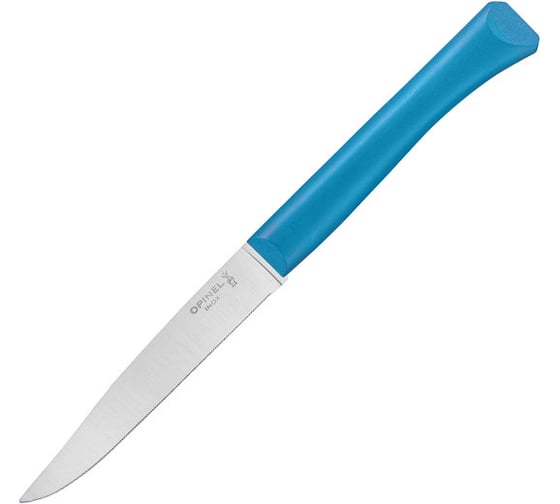 Столовый нож Opinel N125, полимерная ручка, нерж. сталь, темно-голубой, 002190