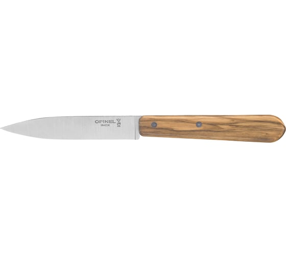Набор ножей Opinel Set Les Essentiels Olive деревянная рукоять, нержавеющая сталь, коробка, 002163
