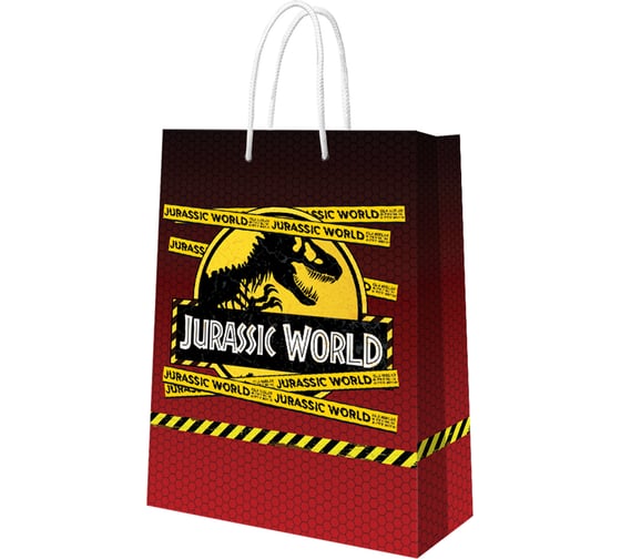 Пакет подарочный большой ND Play Jurassic Park, 330x455x100 мм 298521 1