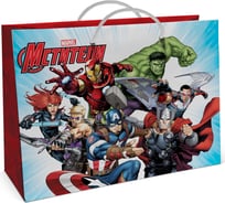 Пакет подарочный большой ND Play Avengers, 400x300x140 мм 299879