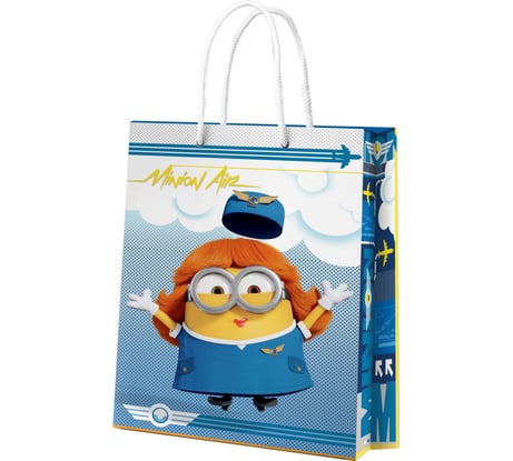 Пакет подарочный большой ND Play Minions 2, 220x310x100 мм, 3D дизайн 287120