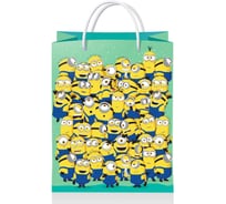 Пакет подарочный большой ND Play Minions 2, зеленый, 220x310x100 мм, рисованные 287142