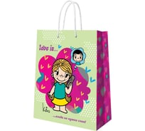 Пакет подарочный малый ND Play Love is, яркий, 180x227x100 мм 309712