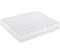 Органайзер пластиковый для бисера Gamma с ячейками 56 шт ОМ-056 пластик 21x17.5x2.6 см прозрачный 730367