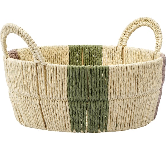 Корзина плетеная круглая Bodhran Nature из коллекции Ethnic Tkano размер S TK24-ST_BA0024 1