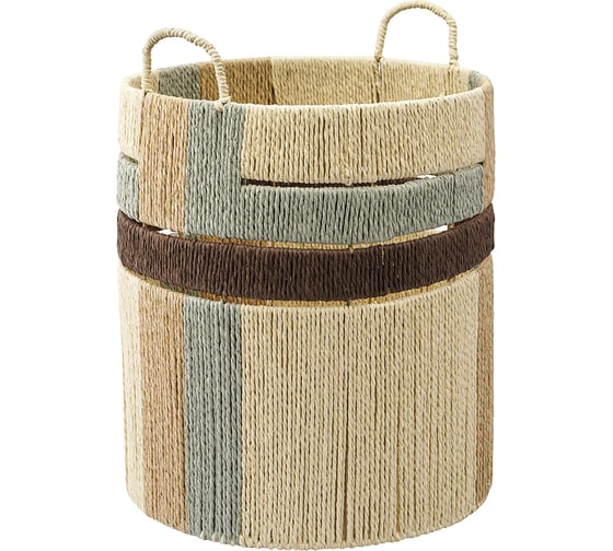 Корзина плетеная Bongo Chocolate из коллекции Ethnic Tkano размер S TK24-ST_BA0003