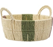 Корзина плетеная круглая Bodhran Nature из коллекции Ethnic Tkano размер M TK24-ST_BA0023