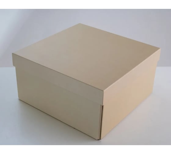 Складная сборная коробка для хранения Cartonnage формат ИКЕА, серия Рафаэль, 31x31x15,5 см, Рафаэль 4, дымка RF4.27.29.P 1