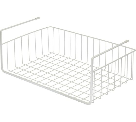 Корзина для хранения подвесная Smart Solutions Granli, 38,8x24,5x15 см, белая SS0000135